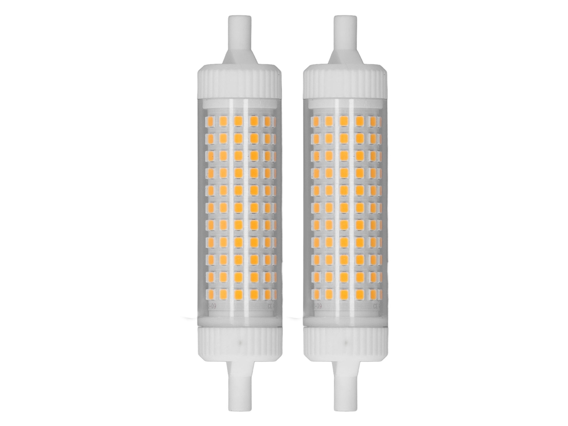 2026-bombilla Led R7s 118mm Regulable 15w 154 Leds Luz De Bombardeo Para Hogar Publicidad 220v