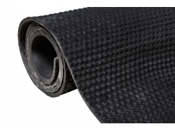 Alfombrilla de goma en rollo Golpe de martillo 10 mm - Ancho 250 cm - 10 metros IVOL