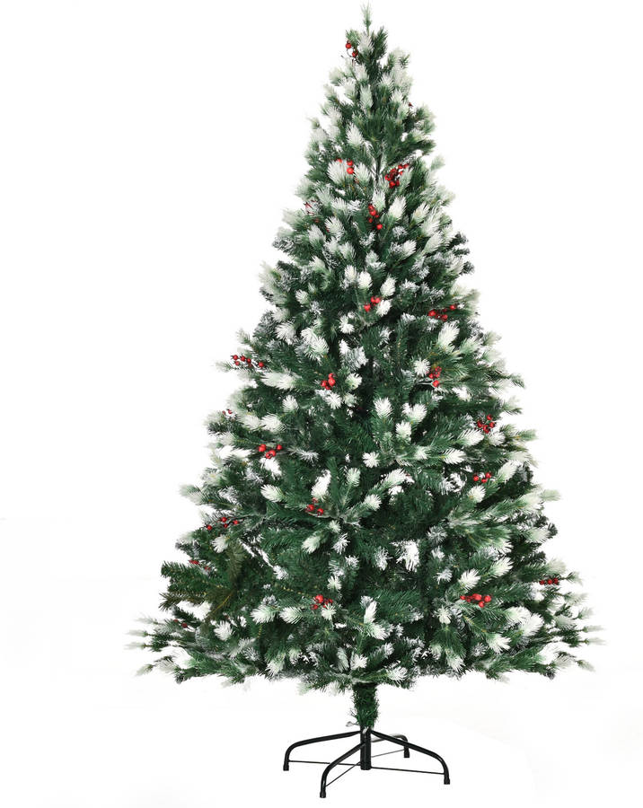 Árbol de Navidad HOMCOM 830-284V01 (Verde - 90x180cm)