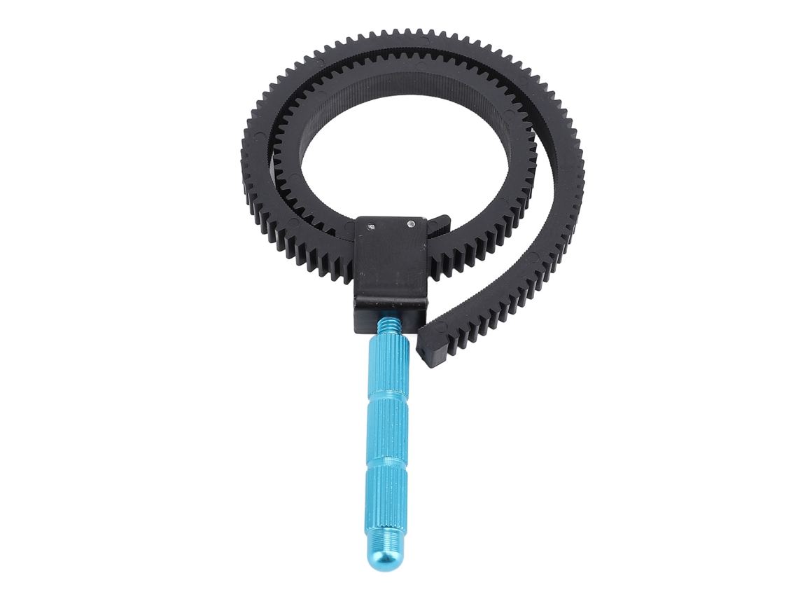 Anillo seguidor de enfoque para cámara DSLR con funda y correa, anillo de engranaje de enfoque y zoom para lentes.