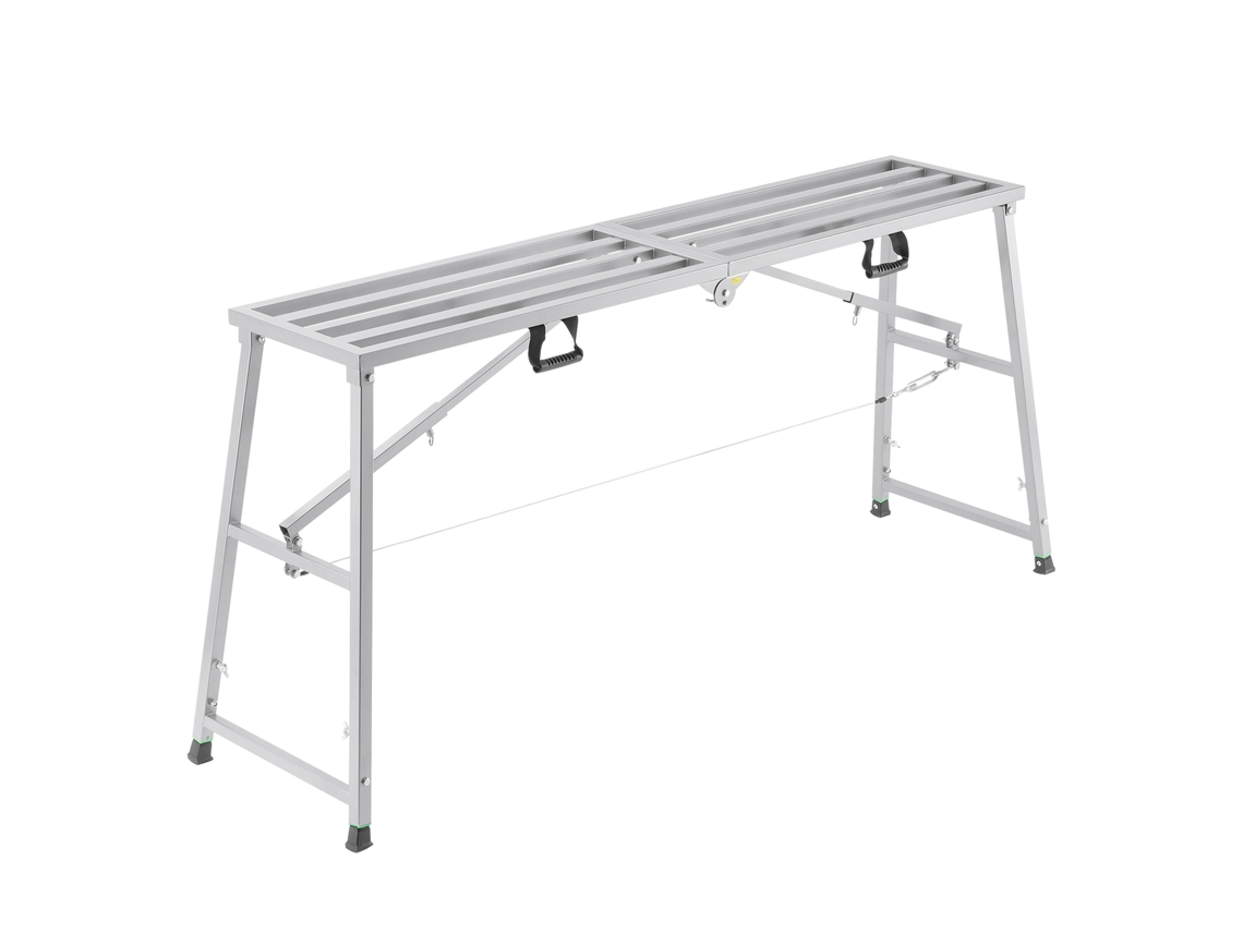 Plataforma de trabajo Succebuy, andamio de altura ajustable, capacidad de carga de 880 lb