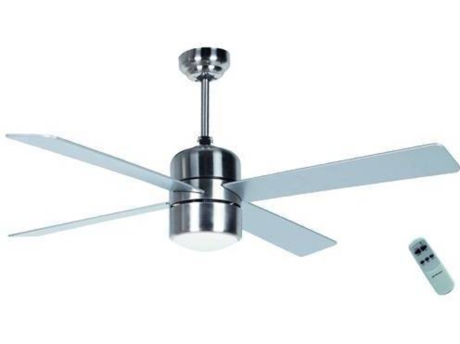 Ventilador Techo Orbegozo cp 72120 3 velocidades 4 palas de con luz y mando distancia 105 cm potencia 60 w cp72120 metal aspas 120cm