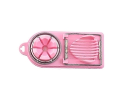 Cortador de huevos multifuncional 2 en 1 de acero inoxidable para frutas y huevos - Accesorios de cocina