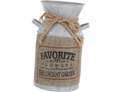Cubo De Hierro Para Flores, Delicado Cubo Para Flores Con Asa Para La Decoración Del Hogar.