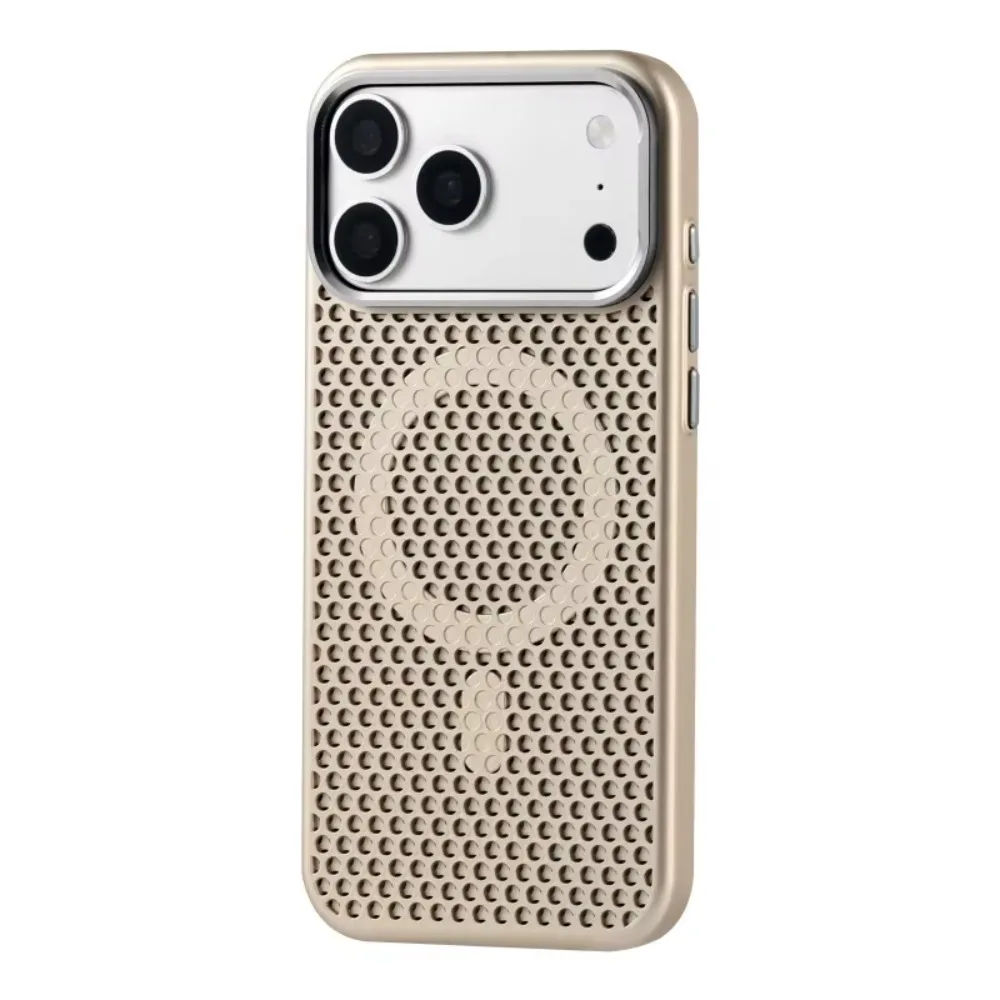 (oro, Iphone 13 Pro Max) Funda Mate Para Teléfono Con Disipación De Calor Y Protección De Marco De Cámara Metálico A Prueba De Golpes.