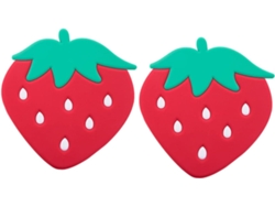 Juego de 2 manteles individuales estilo americano con estampado de dibujos animados para decoración del hogar, incluye protector de ollas y cojín Vayotoy.