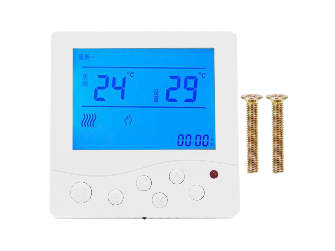 Termostato Lcd Inteligente Para Control De Temperatura De Aire Acondicionado Con Serpentín Ac220v