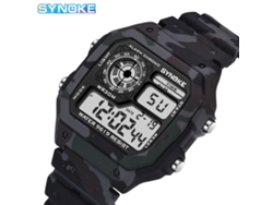 Reloj digital militar para uso en exteriores, reloj deportivo impermeable para hombre con función de luz multifuncional.