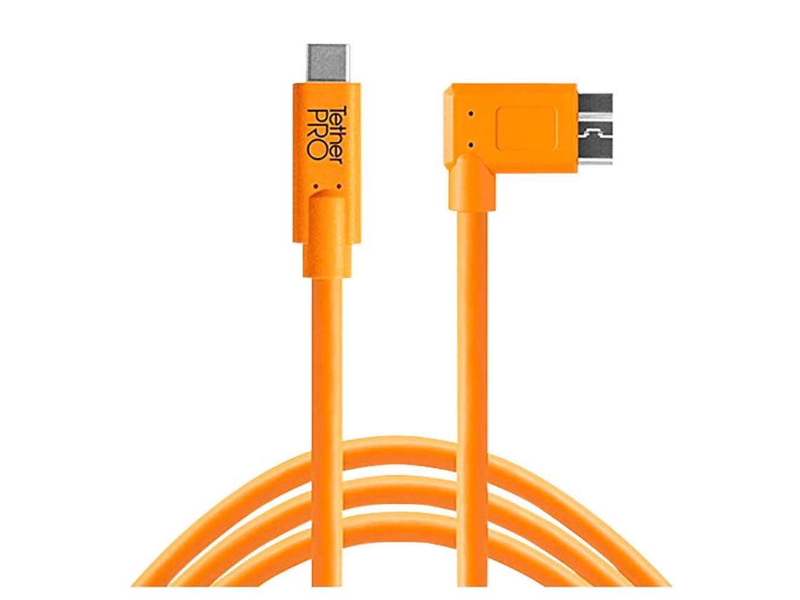 Tether Tools Usb-C a 3.0 Micro-B Ángulo recto 4.60M