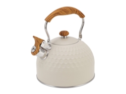Olla De Té Silbante De Acero Inoxidable 2.5l Para Cocina Con Mango Aislante