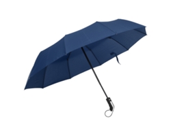 Paraguas Automático Plegable Compacto Acero Negro Uv Protección Lluvia Sol Viaje Empresa Azul Oscuro
