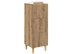 Maison Exclusive - Cajonera Roble Artesanal 33 X 34,5 X 90 Cm Madera De Ingeniería