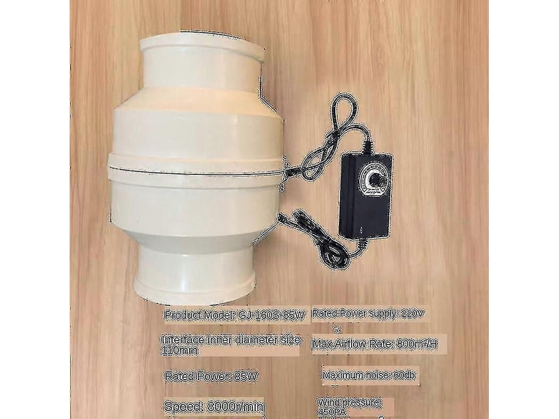 Ventilador De Conducto Silencioso Hywell De 220 V Y 100 Mm Para Baño Y Cocina - Certificado Ce Rohs