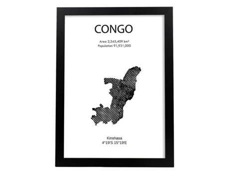 Póster NACNIC de Congo. Pósters de Paises y Continentes do Mundo.