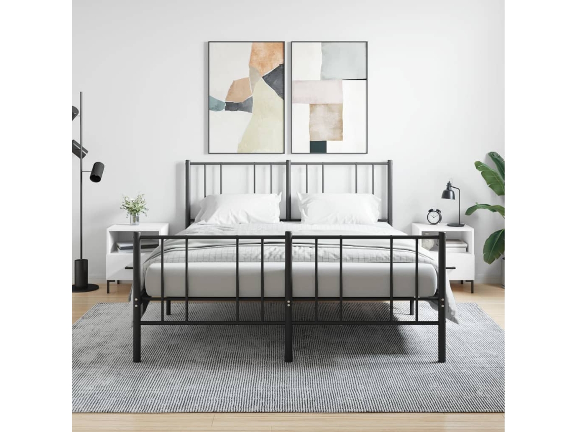 Mesitas de Noche 2 Pzs 40X35X47,5 Cm Deriv. de Madera Blanco