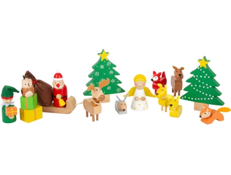 Play Set Animals' Forest Christmas SMALL FOOT COMPANY (3 años)