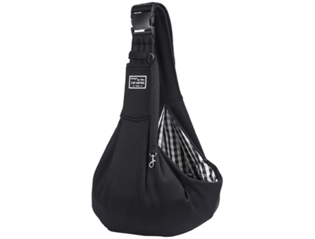 Transportín para perros, transportadores para perros pequeños con correa ajustable para el hombro para cachorros, negro ZMDECQNA