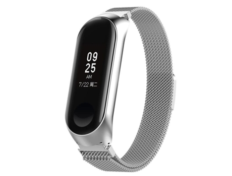 Correa PHONECARE Milanese Loop Cierre Magnético para Xiaomi Mi Band 7 Gris