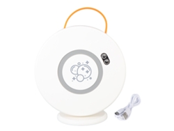Máquina De Burbujas Giratoria Automática Recargable Por Usb Para Fiestas Infantiles - Blanca