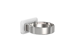 Soporte adhesivo de mesa para secador de pelo GOKOCO blanco