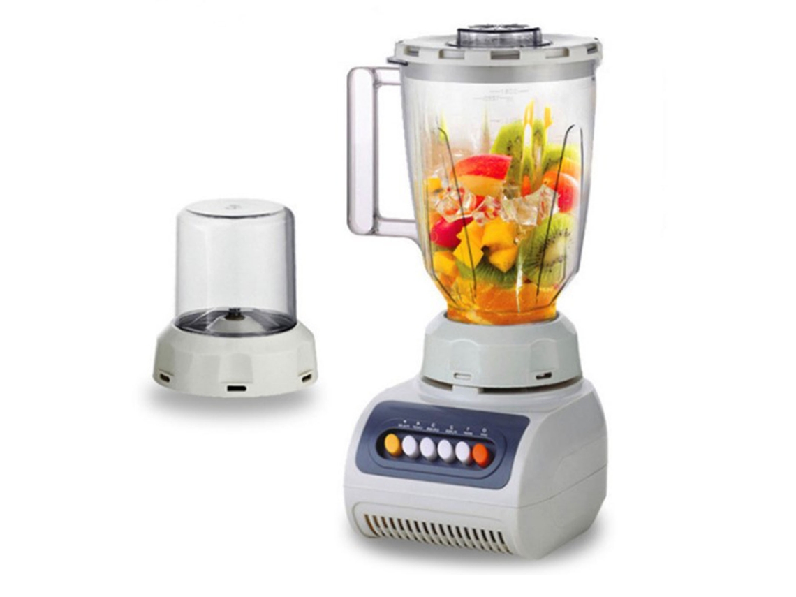 Licuadora eléctrica con cuchilla de acero inoxidable, 1,5 l, antifugas, con picadora de carne, enchufe UE 220 V