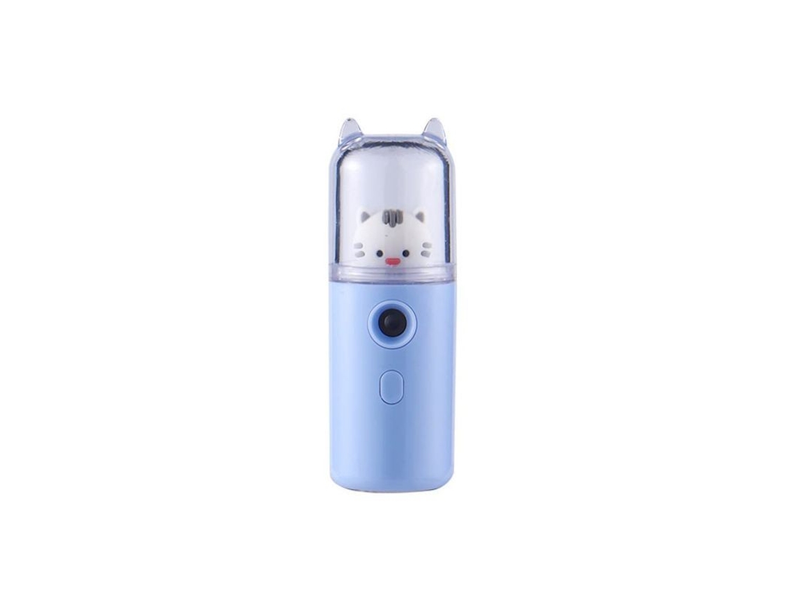 Linjou Spray Facial Hidratante 30ml Recargable, Portátil, Azul