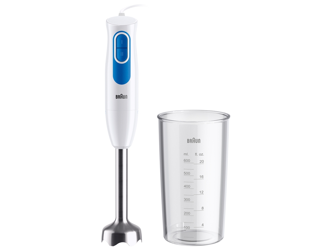 Batidora de Mano BRAUN MultiQuick 2 MQ20.001MWH (600 W - Blanca)