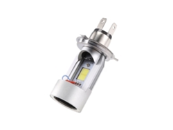 Bombilla Led H4 Para Faro De Motocicleta, Luz Alta/baja Con Aro De Luz Diurna, 25 W, 3000 Lúmenes, Superbrillante, 6000 K.
