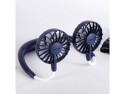 Mini Ventilador Portátil Colgante Para El Cuello Plegable Exteriores Con Puerto De Carga Usb Mini