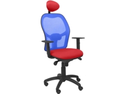 Silla de Escritorio Operativa PYC Jorquera C Rojo A (Brazos Ajustables - Malla)