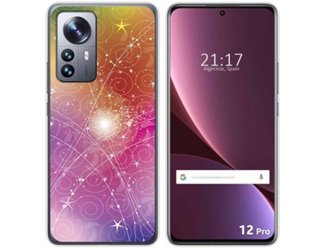 Carcasa para Xiaomi 12 Pro 5G TUMUNDOSMARTPHONE Dibujos Abstracto Multicolor