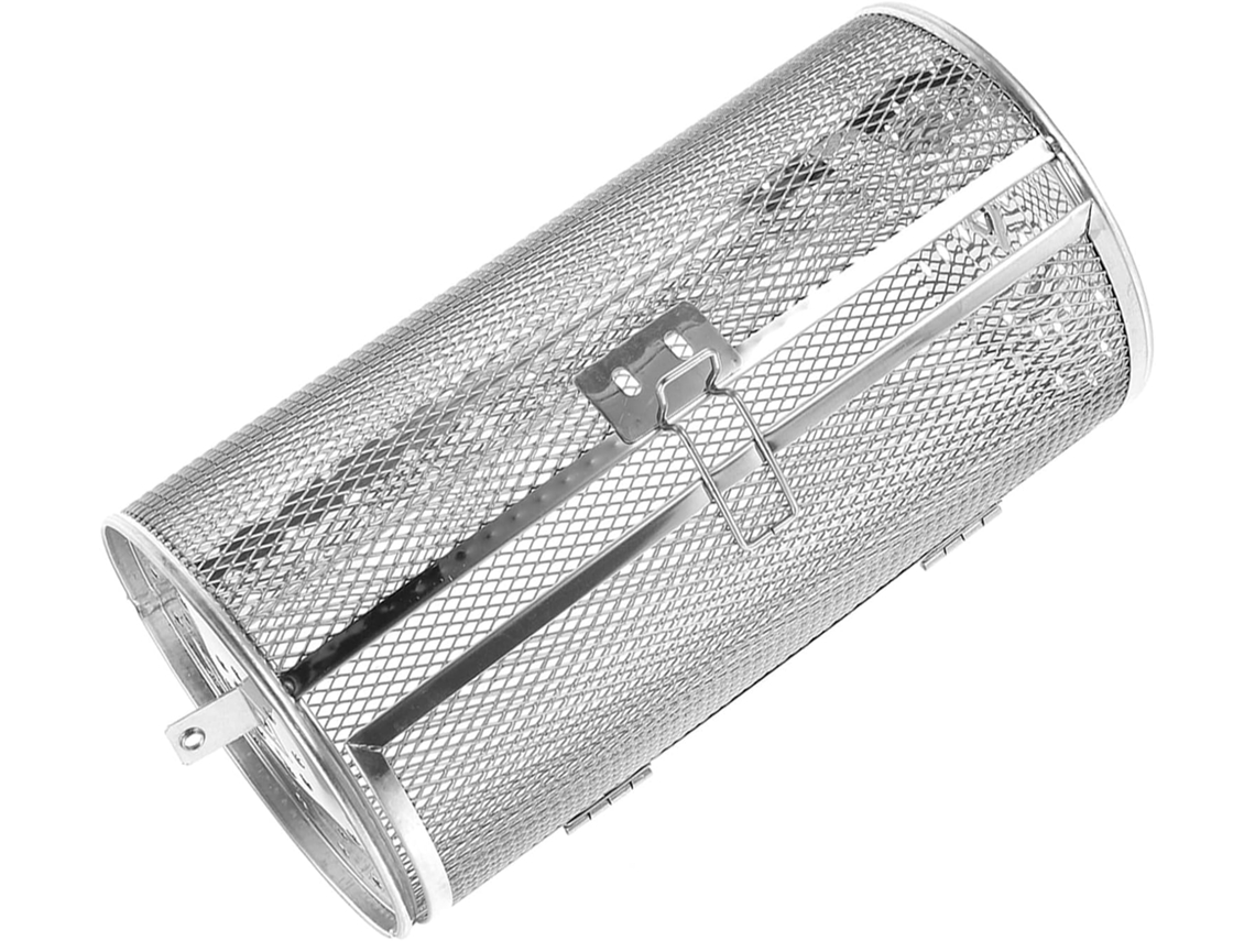 Cesta De Parrilla Rodante De Acero Inoxidable De 140x250 Mm, Jaula Para
