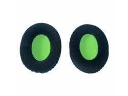 Compatible con almohadillas HyperX Kingston Cloud Silver II, negras con tejido de malla verde, unidad Chennnls