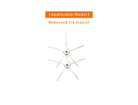 Para Xiaomi Roborock S7 T7S Plus Robot aspirador cepillo lateral blanco de 5 brazos