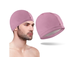 Gorro de baño unisex de PU suave, cómodo y no apretado para cabello largo.