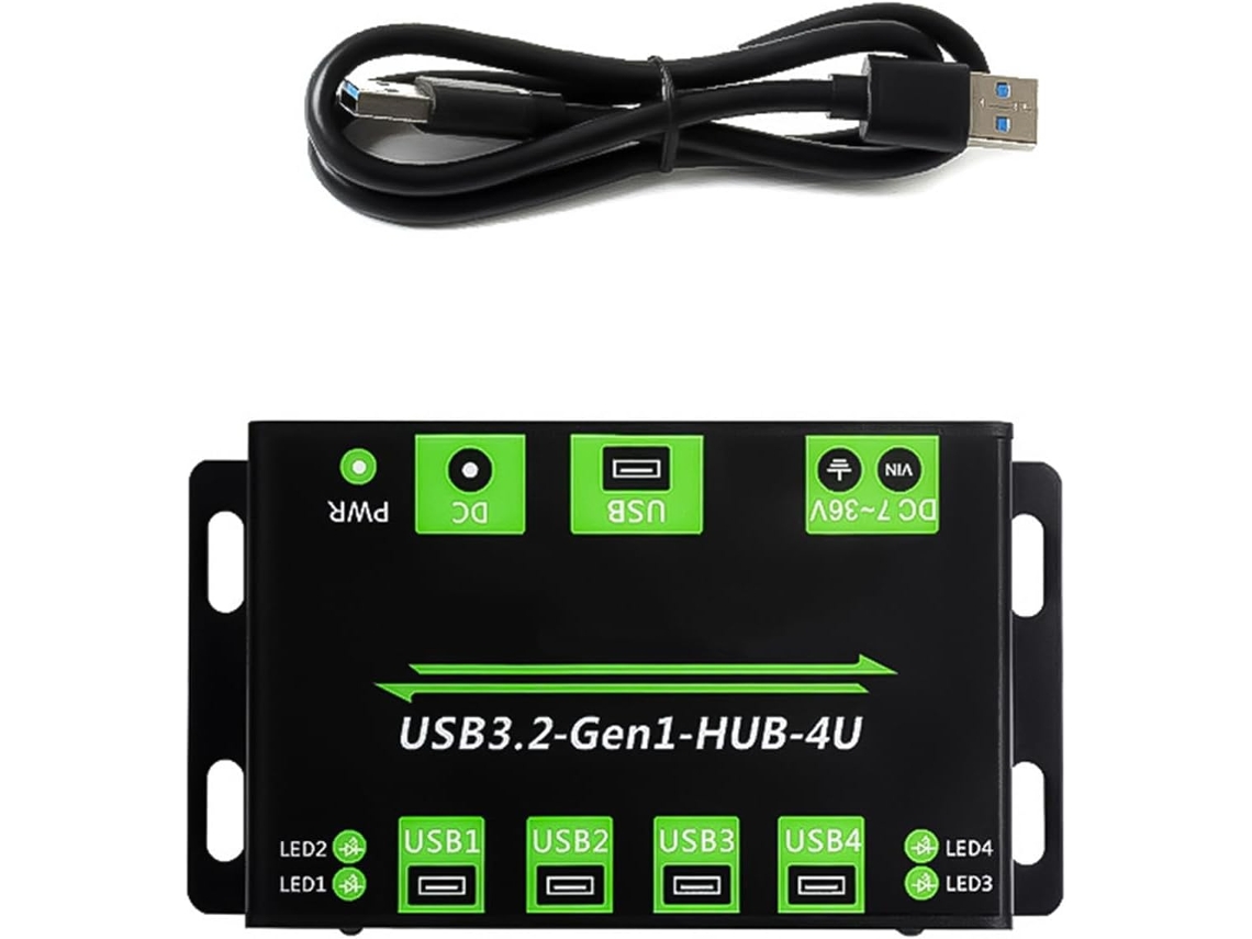 Concentradores Usb 3 Con 2 Expansiones De Cuatro Puertos, Alta Velocidad Y Diseño Integrado Para Aficionados.