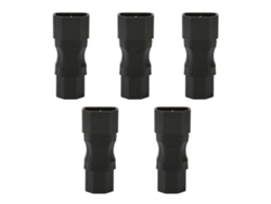 5pcs Adaptador De Plugue Iec320 C14 Para C15 10a 250v Pvc Para Pdu Laptop Ups