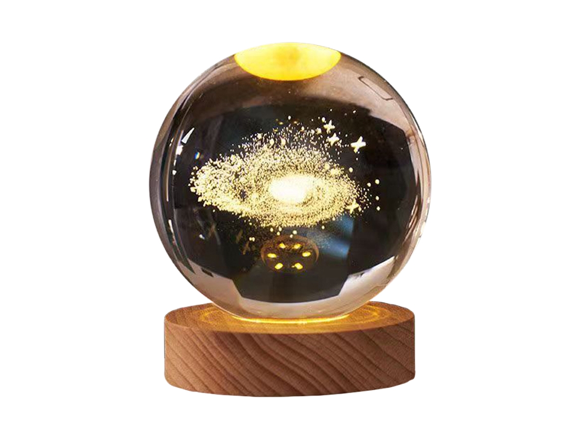 Lámpara Galaxy Moon de 7 colores con USB, regalo decorativo