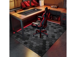 Alfombrilla Antideslizante Silla Gaming, Oficina, Suelo Madera, Suelos Ruedas, Protector Sillas, 70 X 100 Cm
