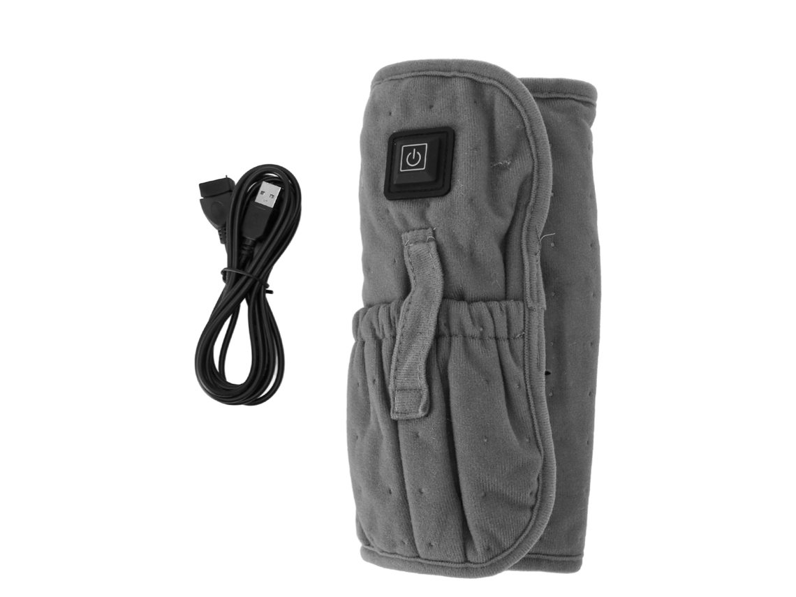 Calefactor Lumbar Eléctrico Usb, Funda Calefactora Para Espalda Y Cintura Portátil Con Correa Ajustable