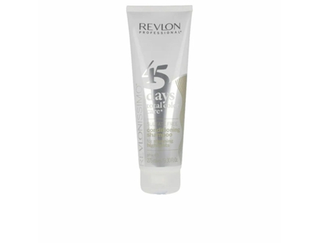 Champú y Acondicionador 2 en 1 REVLON 45 DAYS (Unisex - 75 ml - Cabello rubio)