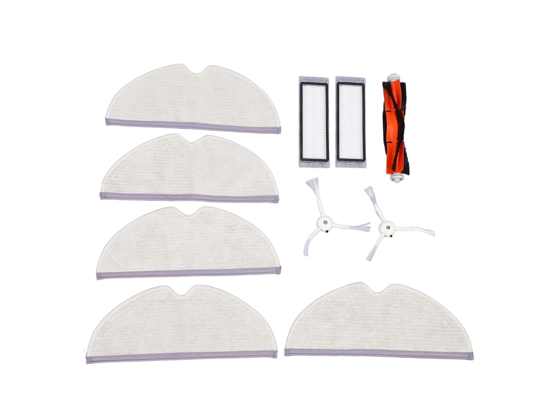 Kit De Accesorios Para Aspiradora Robot Con Filtros, Cepillos Laterales, Paños De Limpieza Y Cepillo Principal Compatible Con S50 Y S51.