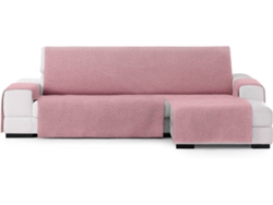 Funda de Chaise Longue Derecha EYSA Extra Prática Premium Valeria Tejido Elástico (291 x 80 x 220 cm - Poliéster y Algodón - Rosa)