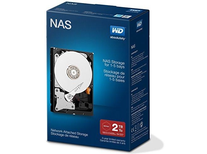 Disco HDD Interno WESTERN DIGITAL Red Network (2 TB - SATA - 5400 RPM)