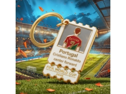 Llavero de Cristiano Ronaldo, Selección Nacional de Portugal, Copa Mundial 2026, Colgante Jugador 7, Accesorio de Colección STELASPLEN
