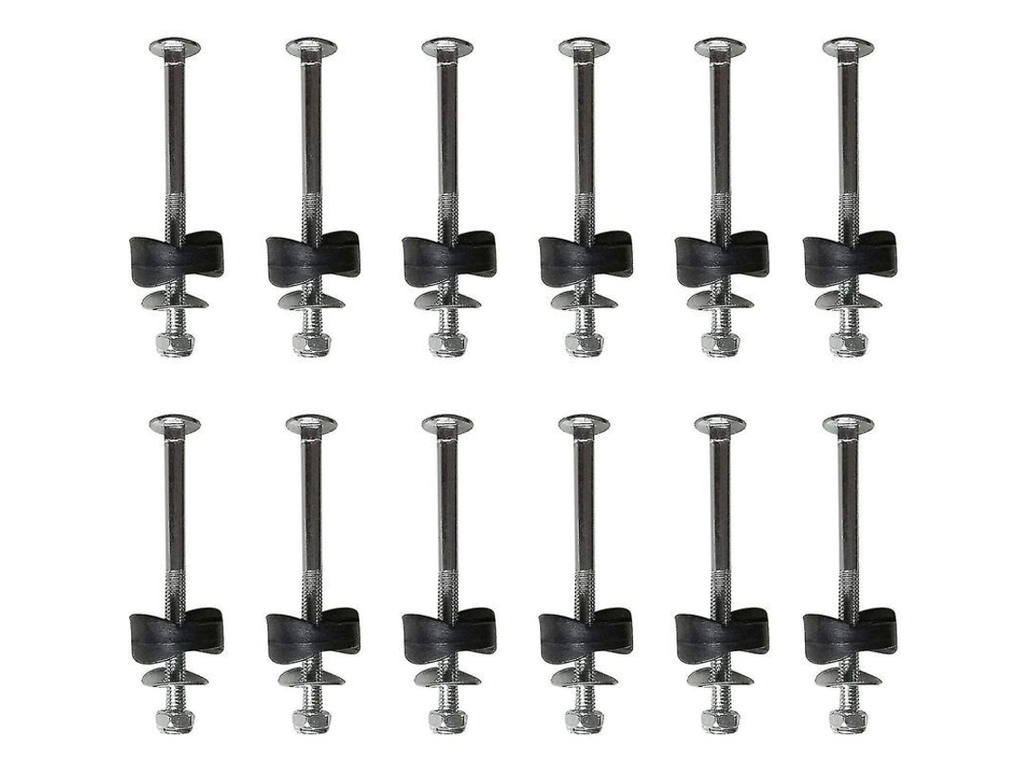 12 Espaciadores Para Trampolín Con Tornillos - Accesorios De Repuesto Yuhao De Acero Galvanizado