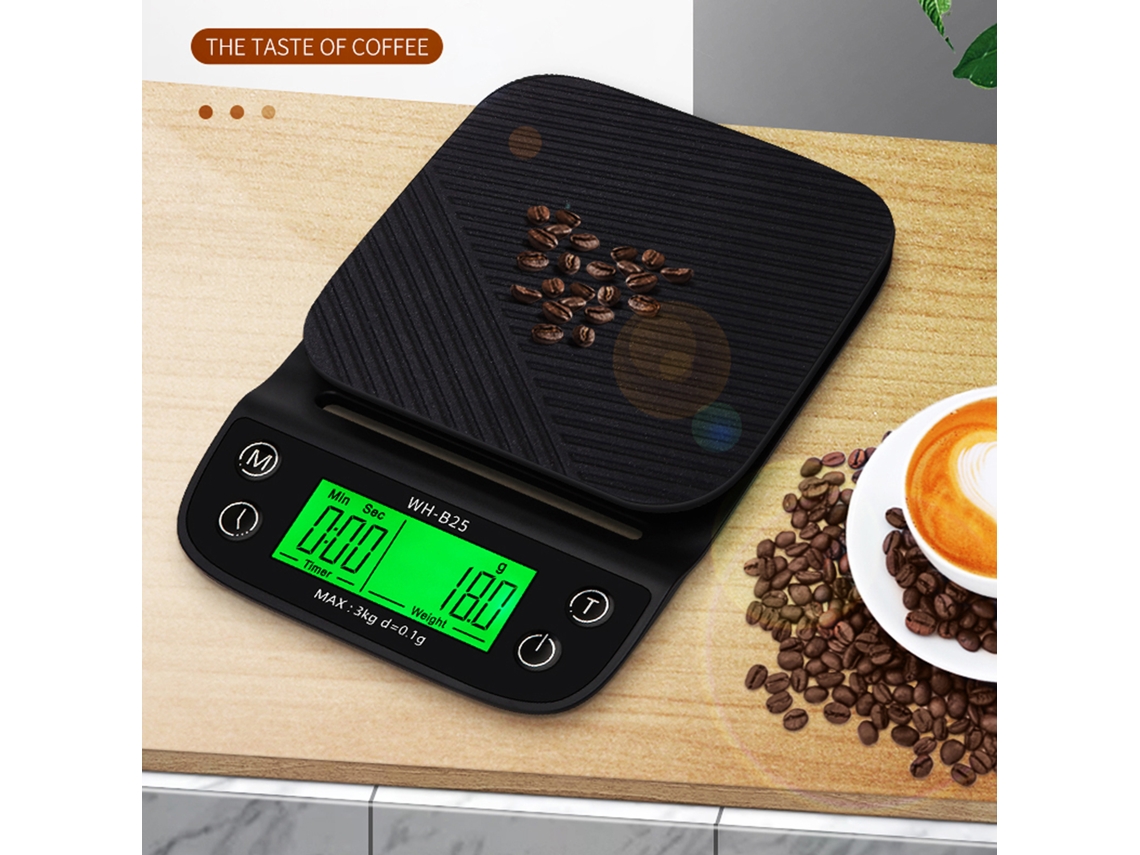 Balanza De Cocina Electrónica Con Pantalla Lcd Y Retroiluminación Led Verde.