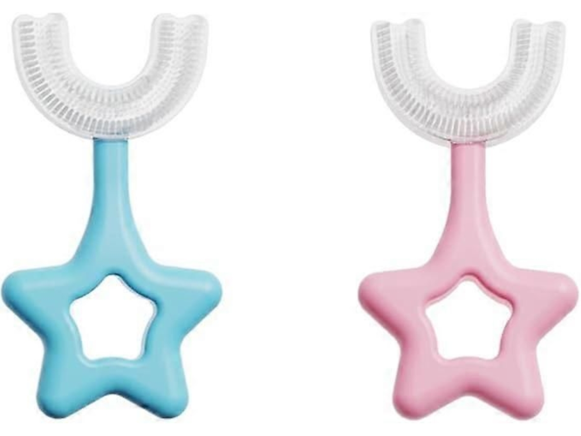 Cepillo de dientes en forma de U para niños, ideal para el entrenamiento de bebés y lactantes, con cabezal de silicona suave, Quali GOKOCO.