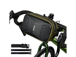 Bolsa impermeable para manillar de bicicleta - Cesta de almacenamiento frontal para ciclismo Bolsas multifuncionales Mochila pequeña para el hombro BISBISOUS