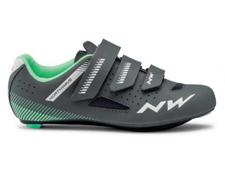 Zapatillas para Mujer NORTHWAVE Carretera Core Gris para Ciclismo (EU 37)